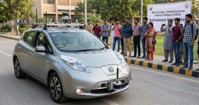 Pakistan Unveils First AI Driverless Car