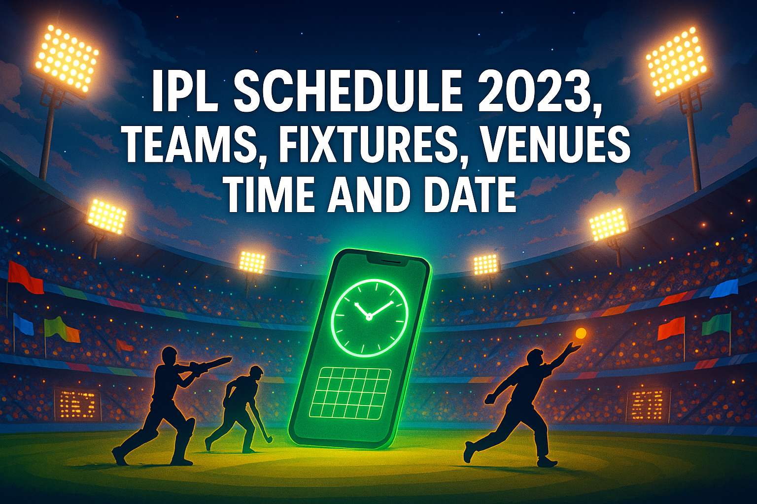 IPL Schedule 2023, Teams, Fixtures, Venues, Time and Date