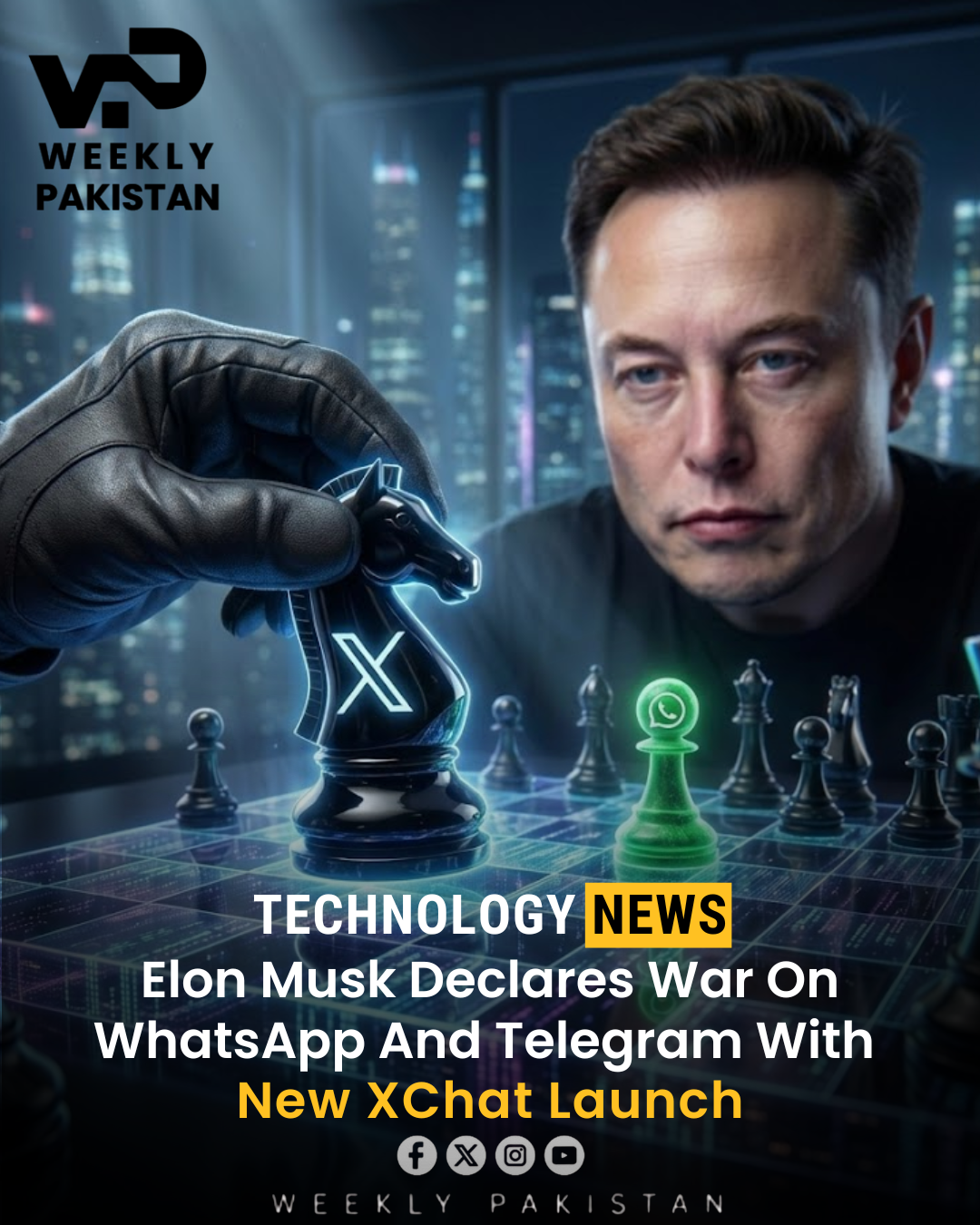 Musk Launches XChat To Rival WhatsApp