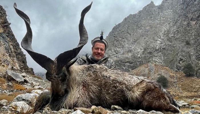 Russian National Hunts Markhor in Chitral
