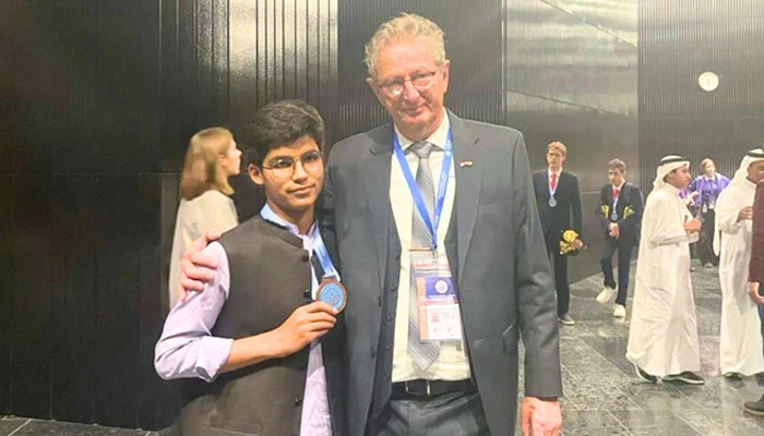 Young Scientist Muhammad Hashir Wins Bronze in Science Olympaid